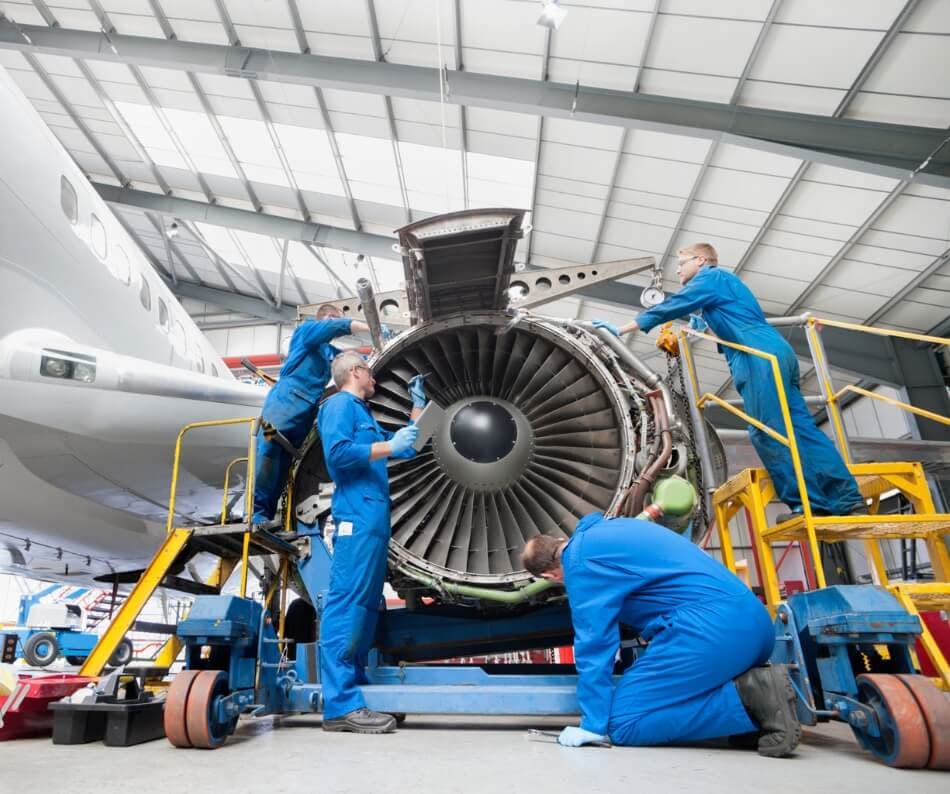 Aerospace and defence industry components manufactured by AK Export